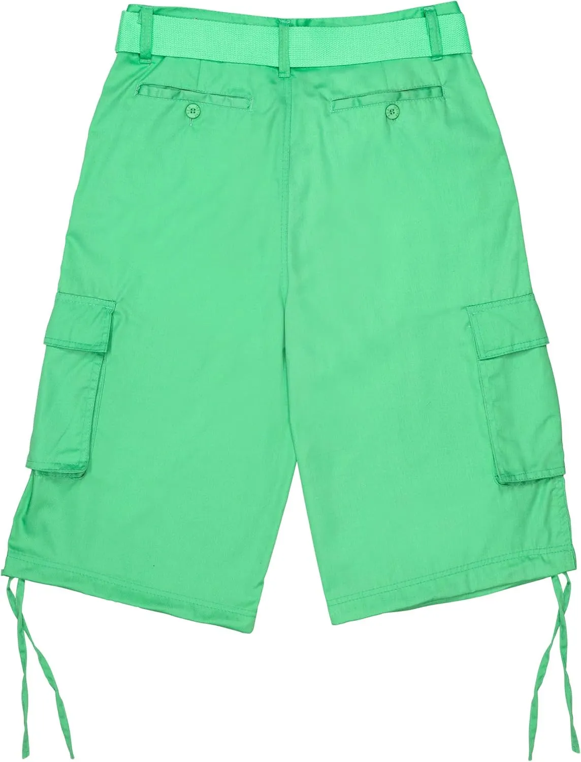 North 15 Men's Belted Clasic Cargo Shorts Size 32-50