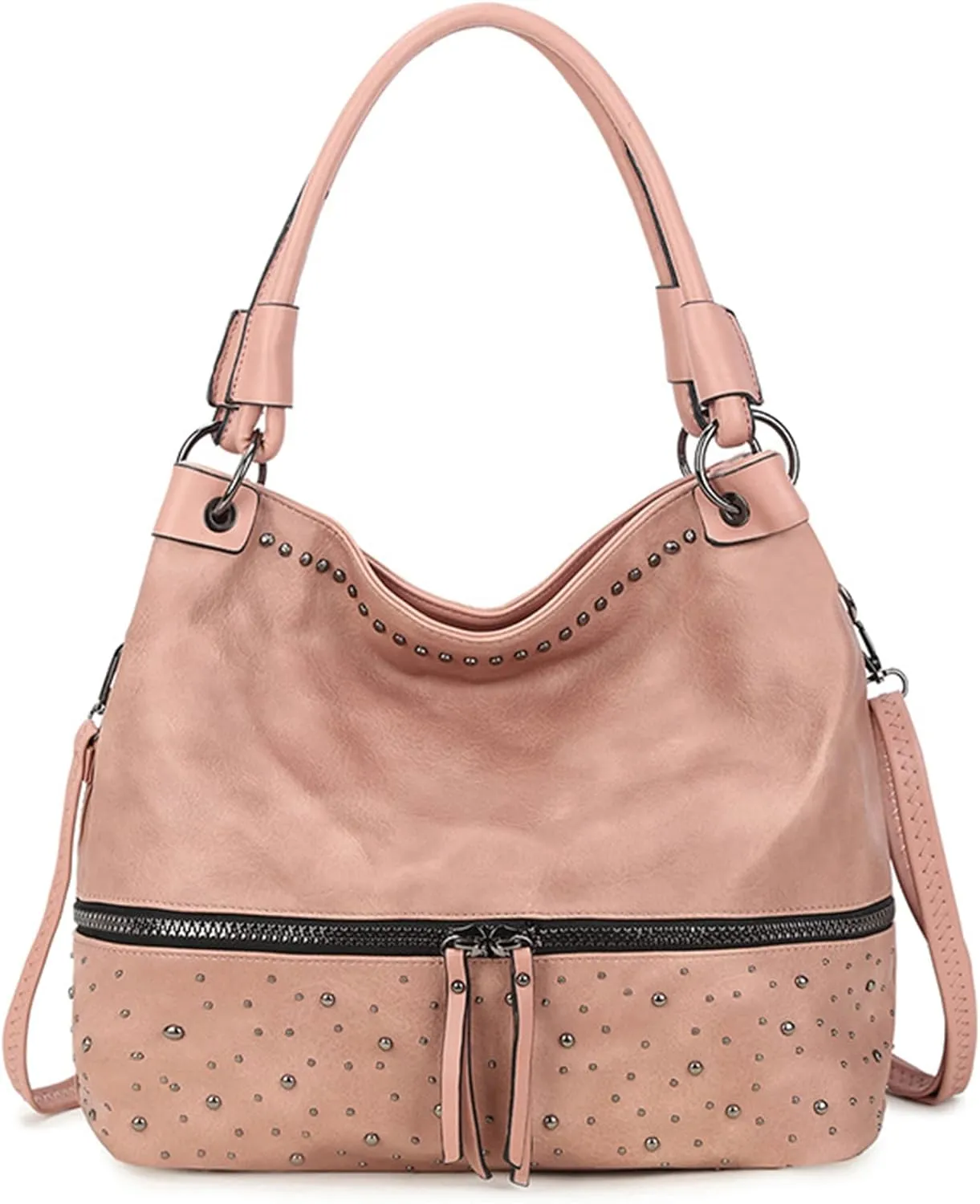 NOTAG Handbags for Women Fashion Purses and Handbags PU Leather Rivet Shoulder Crossbody Bags