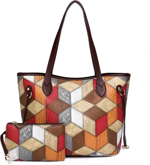 NOTAG Women Tote Bags Large Shoulder Bags Top Handle Satchel Purse with Small Wallet