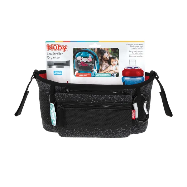 Nuby Eco Stroller Organizer - Black/Red