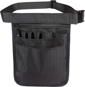 Nurse Fanny Pack, Nurse Pouch for Women Men, Nurse Tool Belt, Nurses Utility Storage Pocket Organizer, Utility Waist Pack Multi Compartment Medical Gear Pocket Belt Bag(Black)