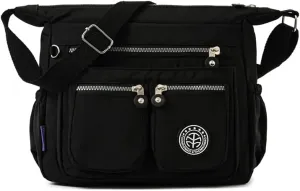 Nylon Crossbody Bag for Women Travel Purses and Handbag Large Capacity Waterproof Shoulder Bag