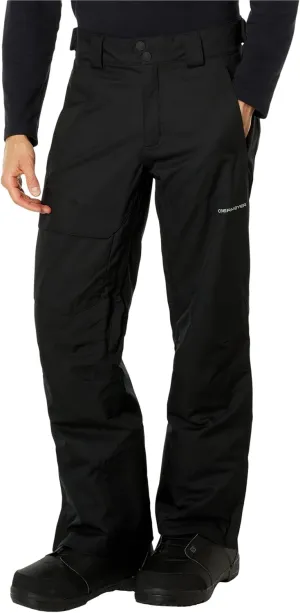 Obermeyer Orion Pants for Men - Double Snap Button Closure and Adjustable Waistband, Casual and Straight Fit Pants Black 2XL R