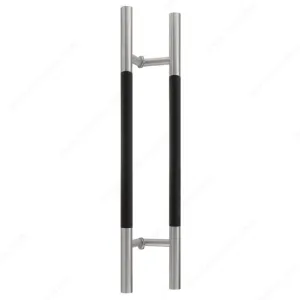 Offset Ladder Style Handle for Back-to-Back Mounting with Wood Insert