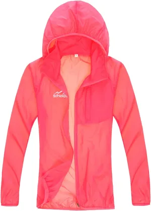 Only Faith Unisex Ultra Thin Anti UV Waterproof Breathable Hooded Skin Coat