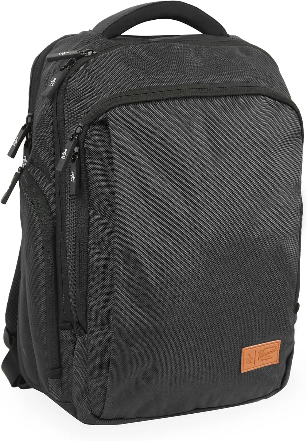 ORIGINAL PENGUIN Ballistic Backpack, Black, Medium