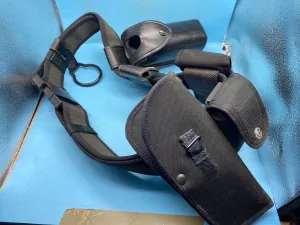 Original Police / Combat / Tactical Belt, Holster & Equipment Rig - Approx 46"