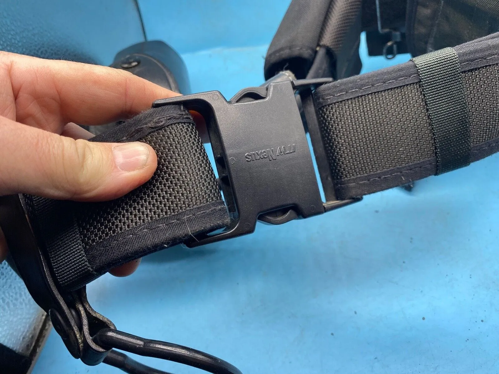Original Police / Combat / Tactical Belt, Holster & Equipment Rig - Approx 46"