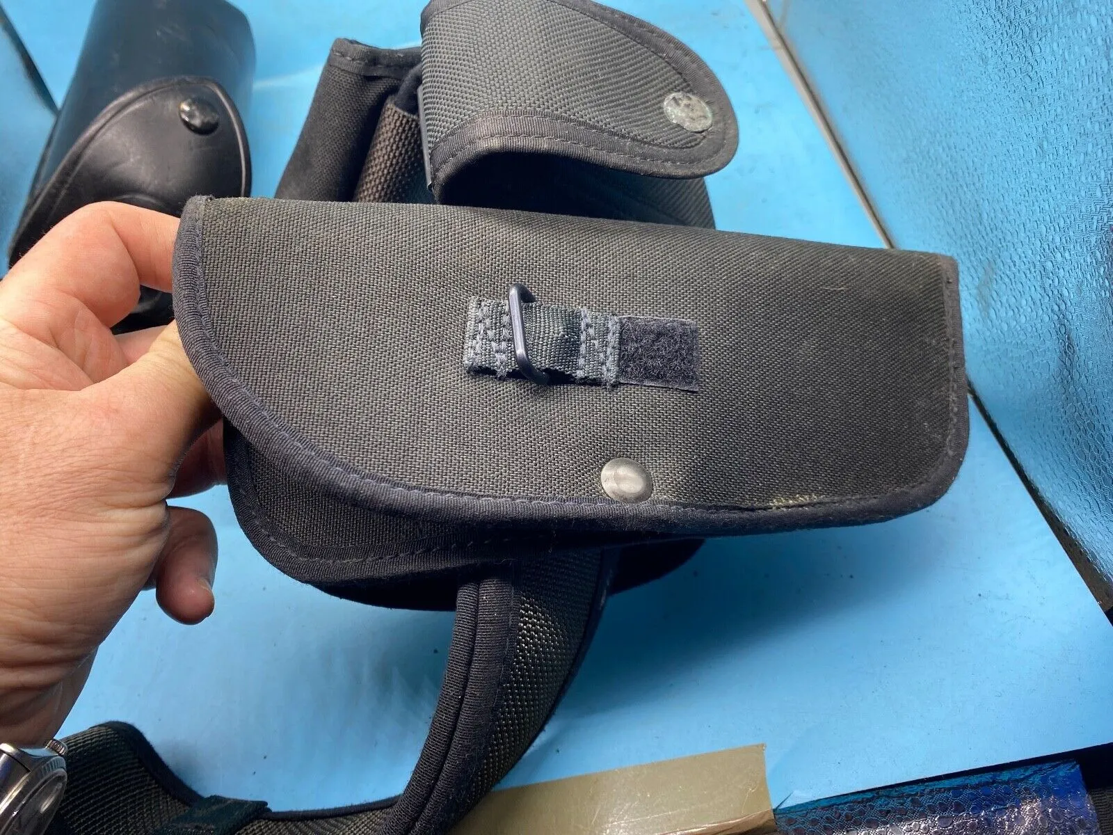 Original Police / Combat / Tactical Belt, Holster & Equipment Rig - Approx 46"