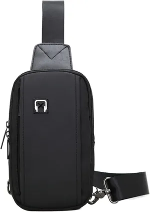 Ousawig Small Sling Backpack Mens Crossbody Bag Lightweight Chest Daypacks Shoulder Bag for Men Travel Hiking