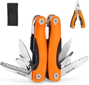 Outdoor portable mini multi-tool pliers, ideal gift for men, dad, brother or boyfriend - hiking, biking outdoor tool, camping, survival multi-tool.