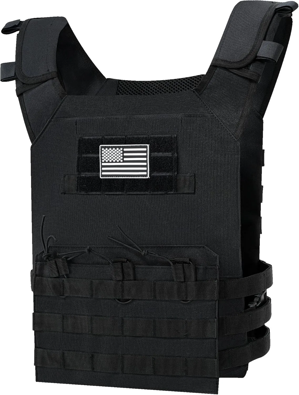 Outdoor Tactical Vest,Ultra-Light Breathable Adjustable Lightweight Airsoft Vest for Outdoor Paintball Training