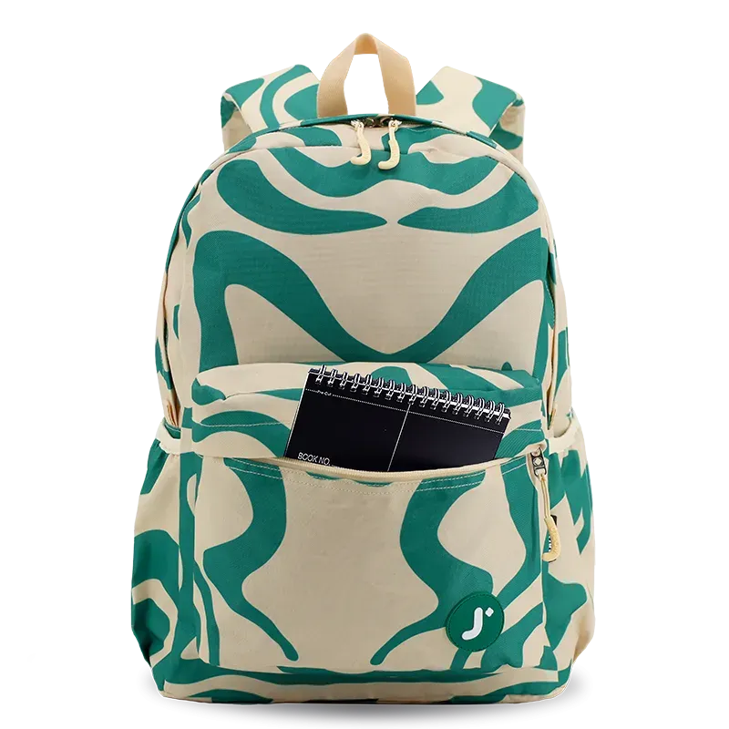 Oz Daypack Backpack in Green Swirl