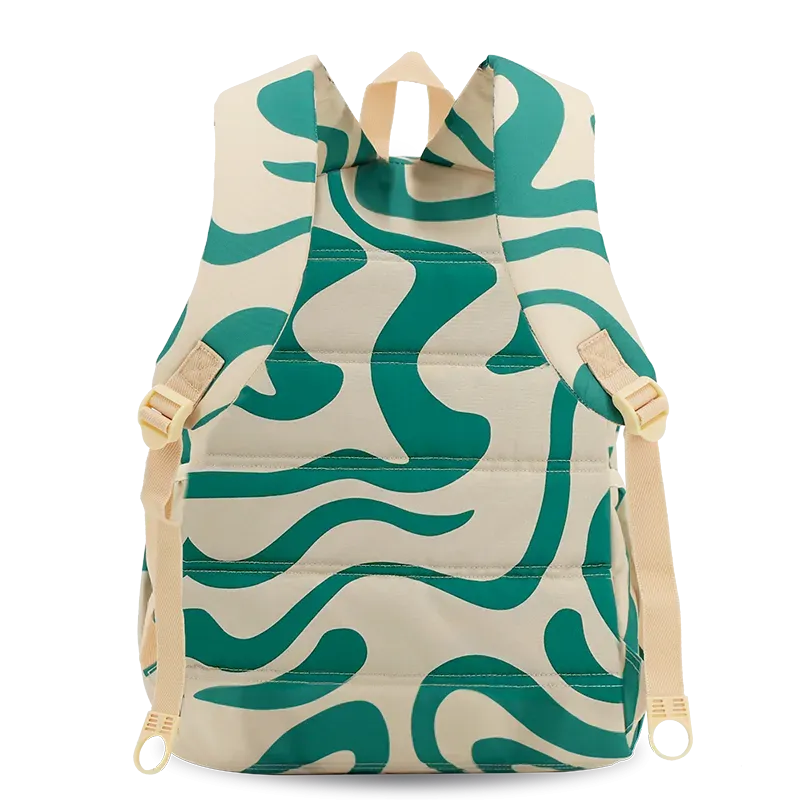 Oz Daypack Backpack in Green Swirl