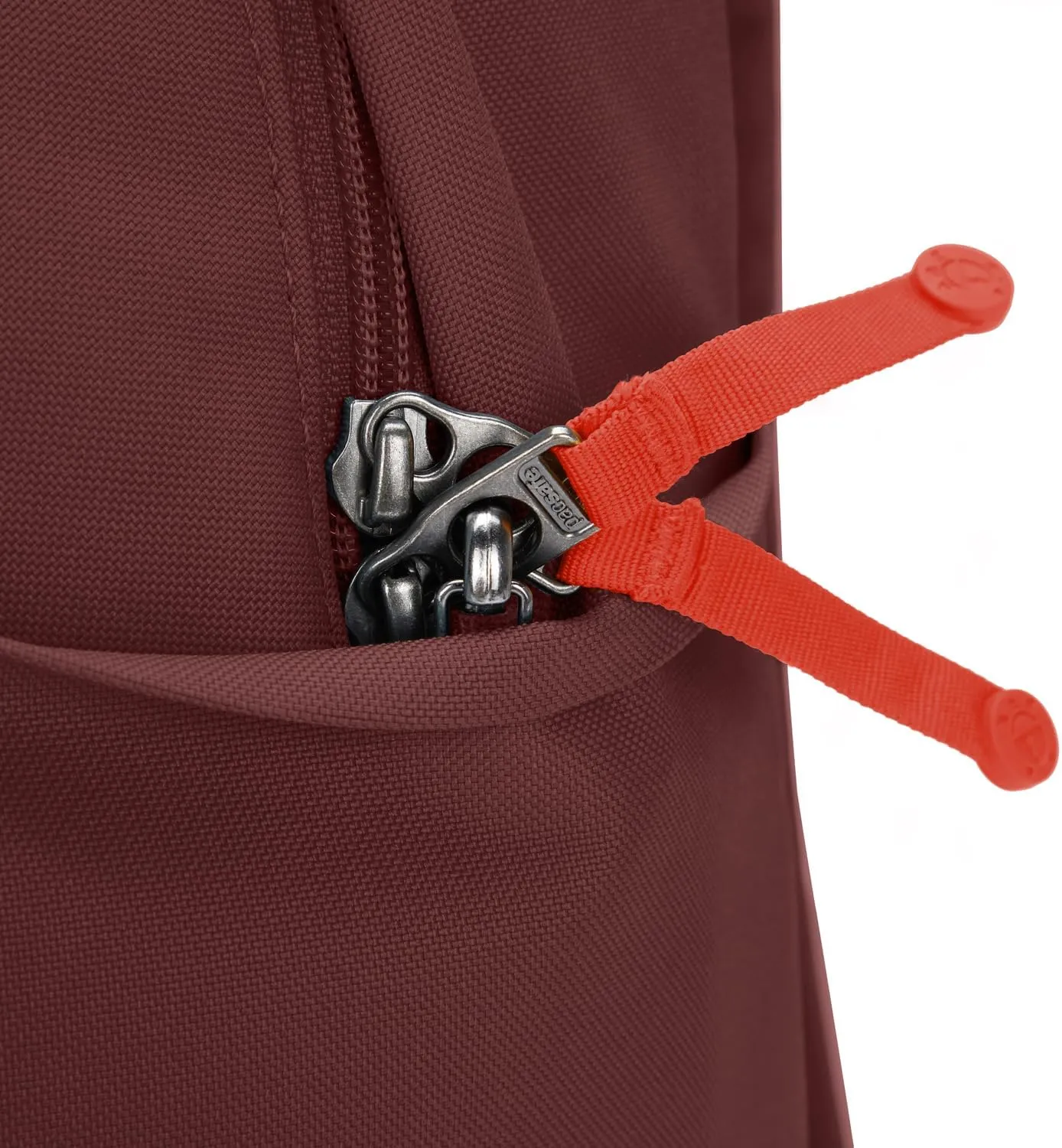 Pacsafe GO 15L Anti Theft Backpack, Garnet Red