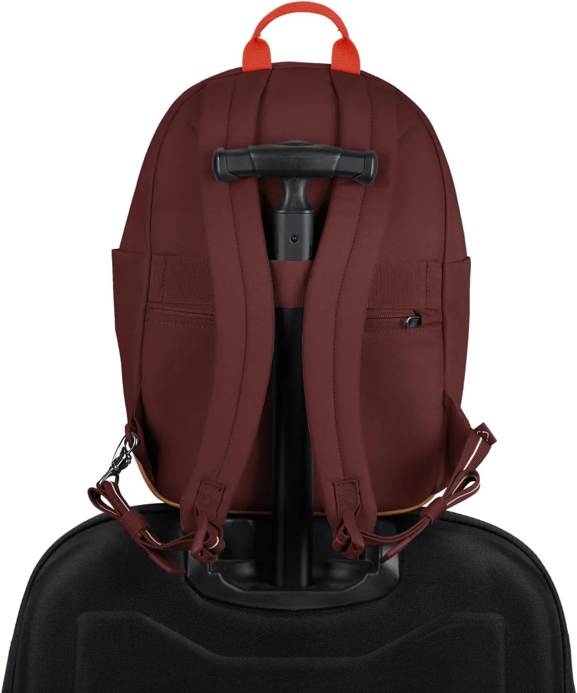 Pacsafe GO 15L Anti Theft Backpack, Garnet Red