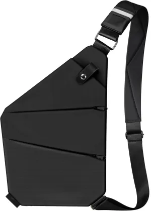 PAMANO Anti Theft Crossbody Bag, Sling Bag for Men and Woman Lightweight Chest Bag for Travel Sport Work Casual Hiking