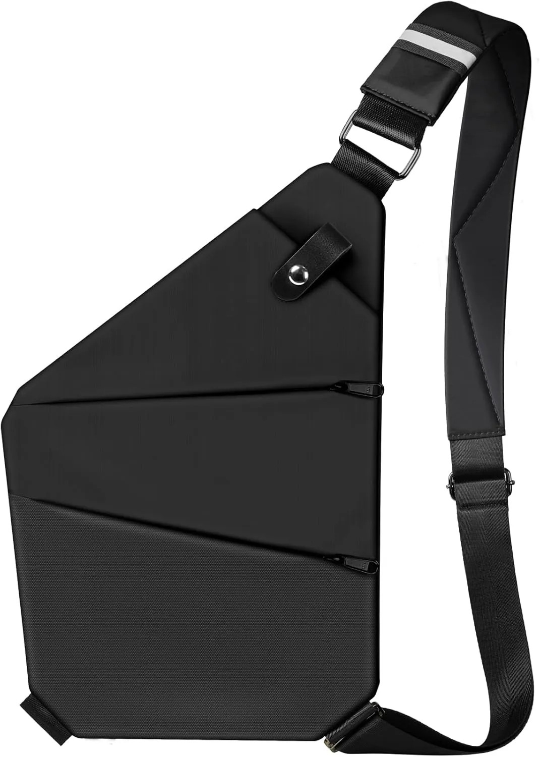 PAMANO Anti Theft Crossbody Bag, Sling Bag for Men and Woman Lightweight Chest Bag for Travel Sport Work Casual Hiking