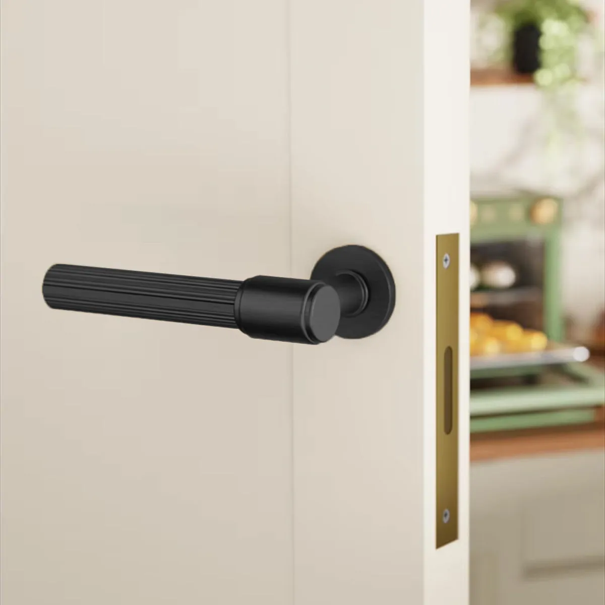 Passage door handles - elegant and durable interior door handles Grey