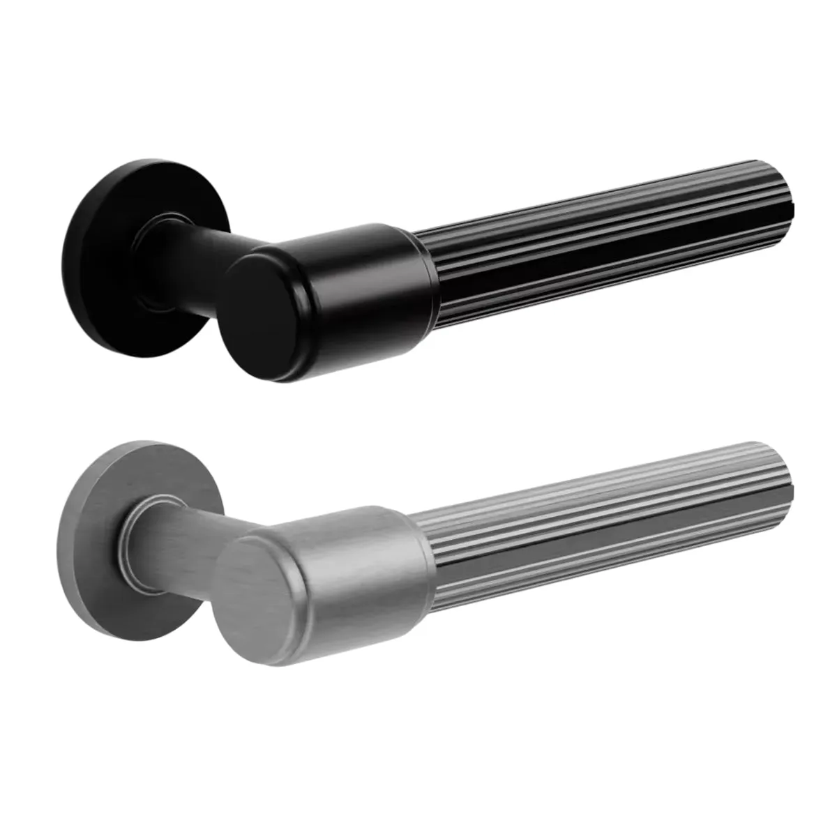 Passage door handles - elegant and durable interior door handles Grey