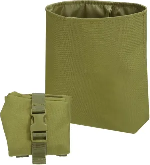 PATIKIL Dump Pouch, Folding Dump Waist Bag Roll-Up Drawstring Utility Tool Storage Pack Backpack Accessories Shooting Climbing Outdoor Sports Bag