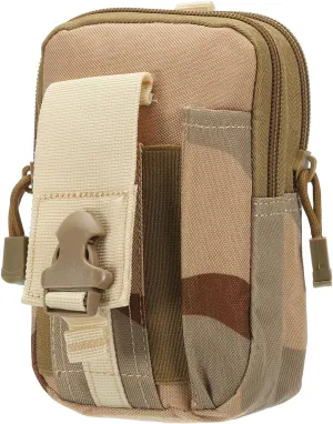 PATIKIL Dump Pouch, Folding Dump Waist Bag Roll-Up Drawstring Utility Tool Storage Pack Backpack Shooting Outdoor Sports Bag
