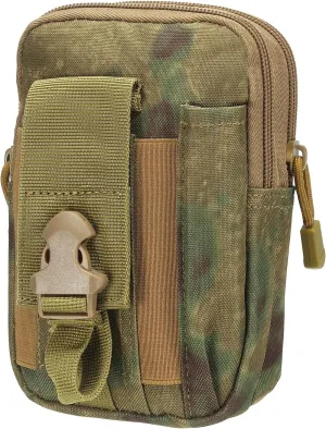PATIKIL Dump Pouch, Folding Dump Waist Bag Roll-Up Drawstring Utility Tool Storage Pack Backpack Shooting Outdoor Sports Bag