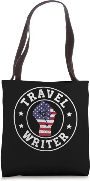 Patriotic 4th July Writer Travel Writer Tote Bag