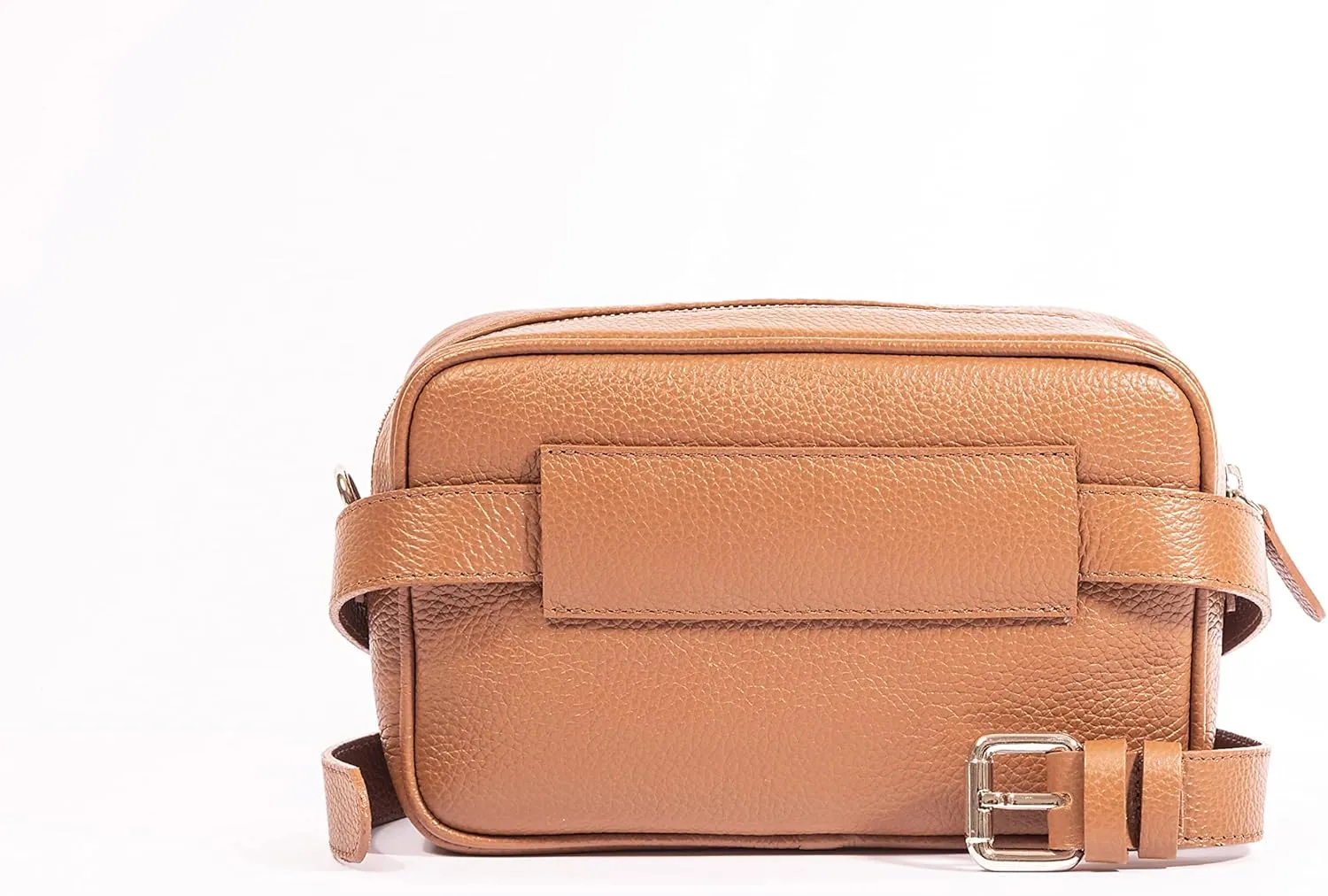 Paulette Three-in-One Crossbody Bag-Purse, Clutch, and Fanny Bag for Women with shoulder strap, belt, and handle.