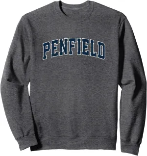 Penfield New York NY Vintage Sports Design Navy Design Sweatshirt