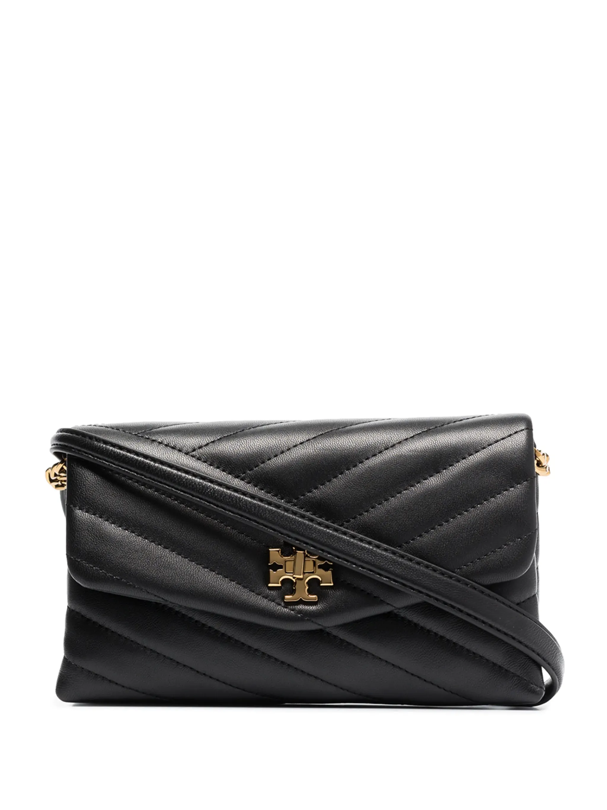 Perfectly constructed leather chain wallet Hot-selling chevron