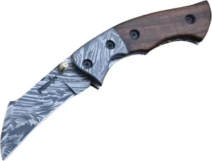 Perkin - Handmade Damascus Pocket Knife - Beautiful Folding Knife