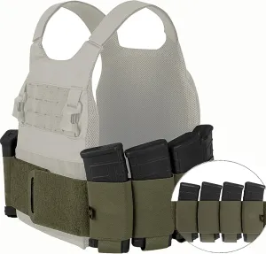 PETAC GEAR Elastic Cummerbund for Tactical Vest Stretch Cummerbund with 8 Pouches for FCPC LBT LBX