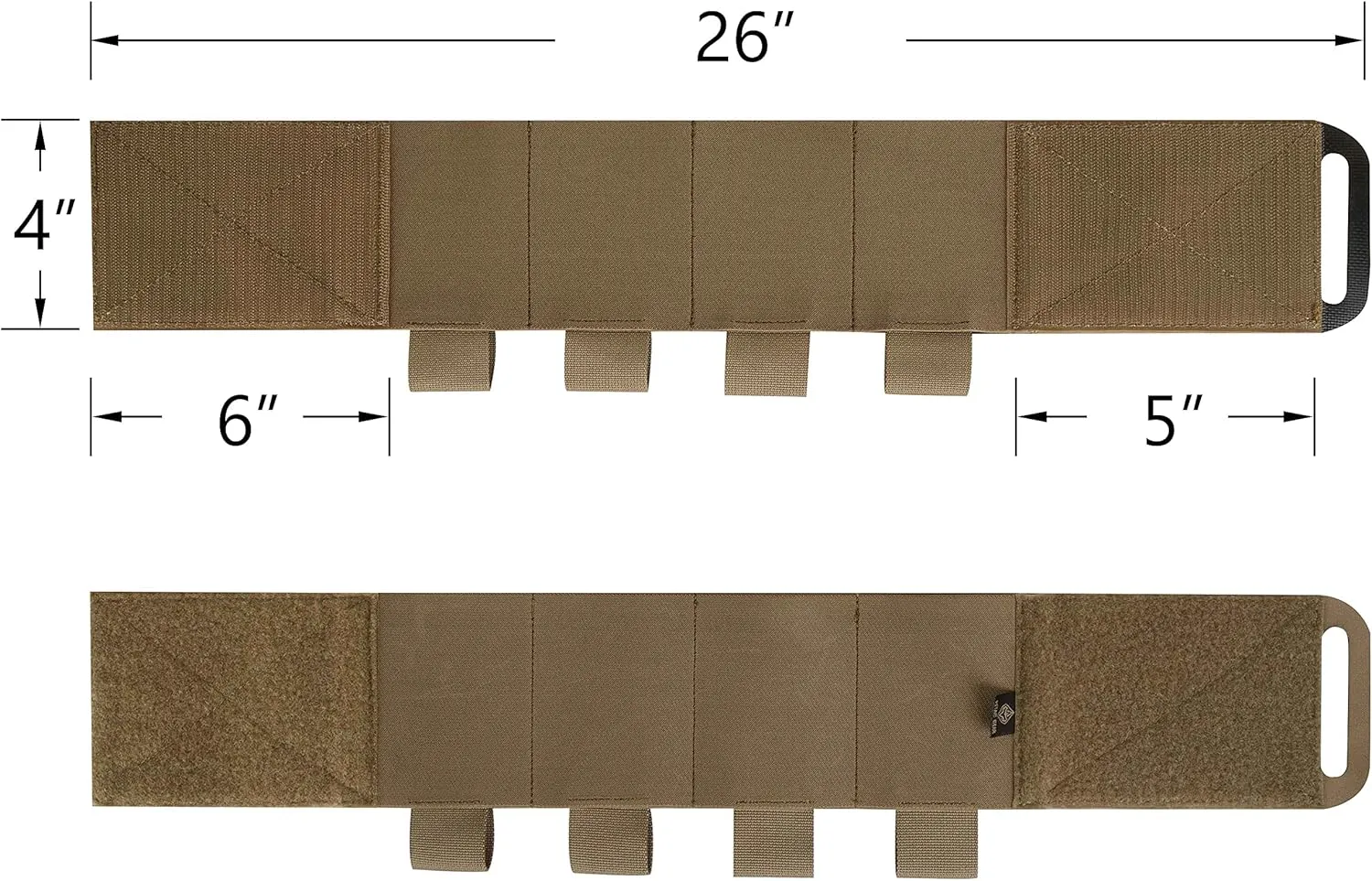PETAC GEAR Elastic Cummerbund for Tactical Vest Stretch Cummerbund with 8 Pouches for FCPC LBT LBX