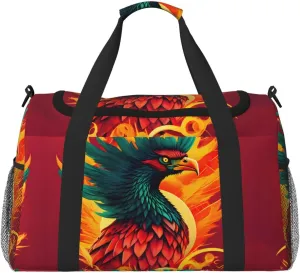 Phoenix Travel Duffel Bag With Zippers And Handles, Big Foldable Duffle Bag For Family Vacations