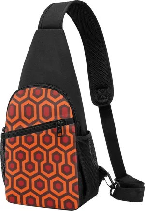 Piano Crossbody Chest Bag, Casual Backpack, Small Satchel, Multi-Functional Travel Hiking Backpacks