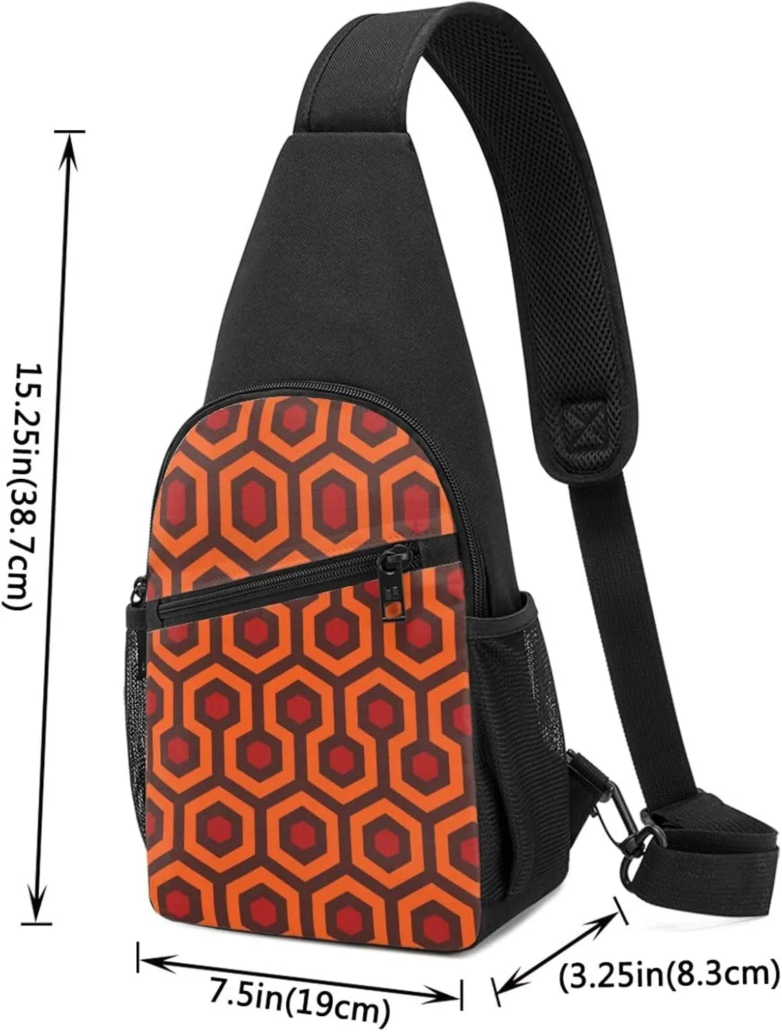 Piano Crossbody Chest Bag, Casual Backpack, Small Satchel, Multi-Functional Travel Hiking Backpacks