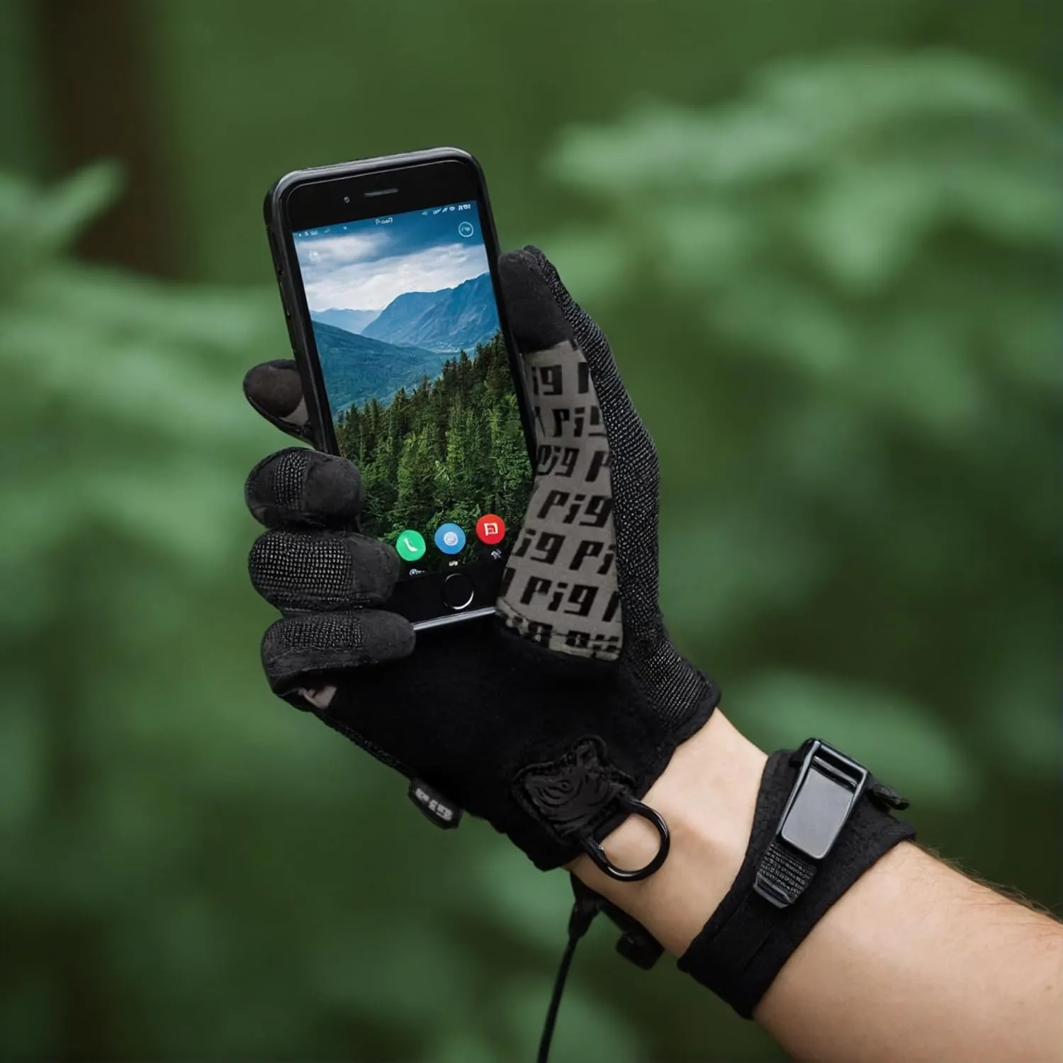 PIG Delta Utility Tactical Gloves, Touchscreen Compatible, High Dexterity, for Shooting, 1 Pair