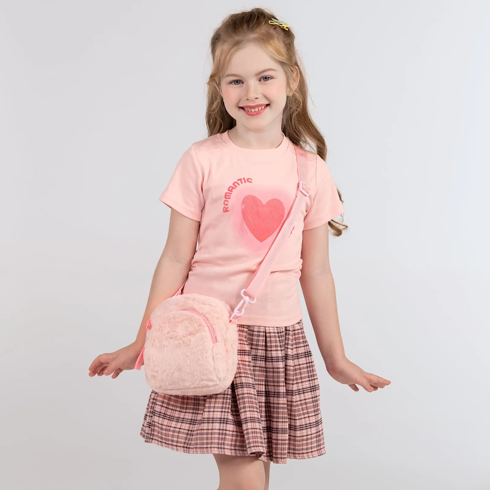 Pink & Green Arch Crossbody Purse