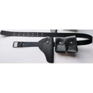 Police utility holster belt - leather like