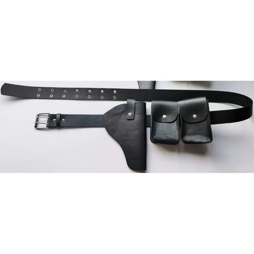 Police utility holster belt - leather like