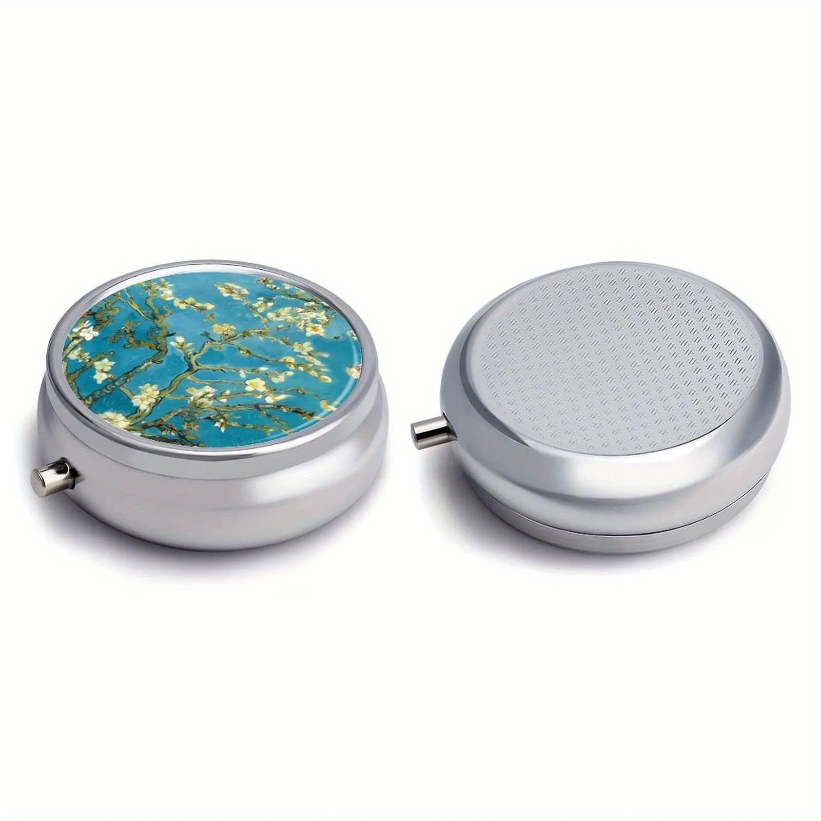 Polygala Pill Box 3 Compartment Portable Medicine Organizer Travel Pill Case