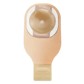 Premier Ceraplus One-Piece Drainable Pouch, Pre-Cut Stoma Opening 1-9/16" (40mm), Beige with Viewing Option, Filter - Box of 10