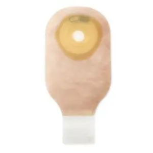 Premier One-Piece Drainable Ostomy Pouch – Flat SoftFlex Barrier, Lock 'n Roll Closure, Filter
