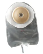 Premier One-Piece Urostomy Pouch, Pre-Cut Stoma Opening up to 1" (25mm), Ultra- Clear 9" (23cm) - Box of 5