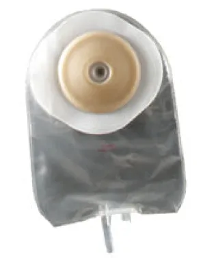 Premier One-Piece Urostomy Pouch, Pre-Cut Stoma Opening up to 1" (25mm), Ultra- Clear 9" (23cm) - Box of 5