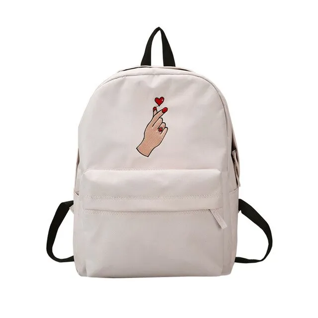 Printed Canvas Backpack For Woman (Various Colors)