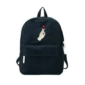 Printed Canvas Backpack For Woman (Various Colors)