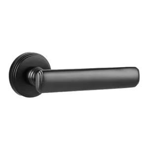 Privacy Door Handles – Stylish, Secure Brushed Brass Lockable Door Handle Black