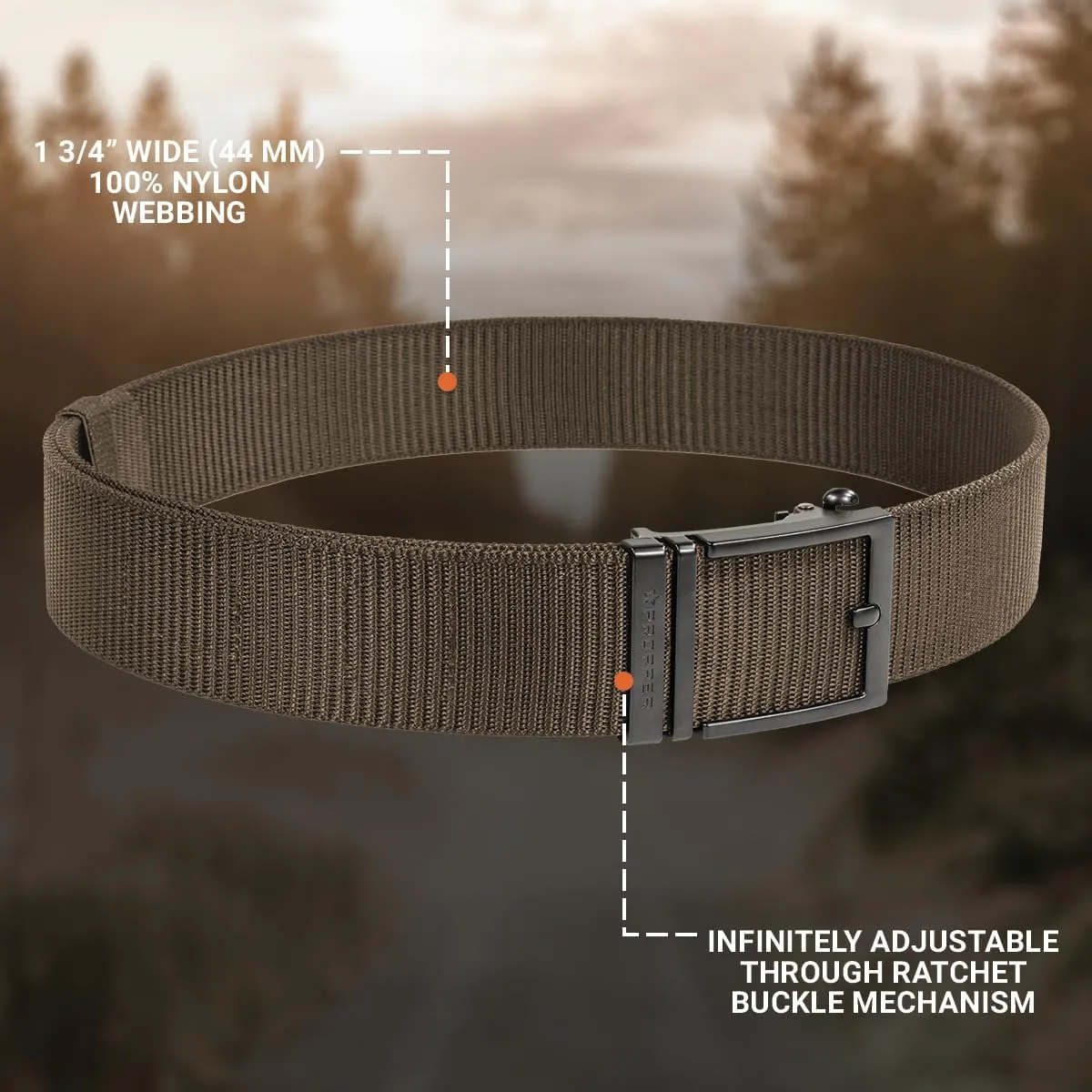 Propper mens Lo-pro 1.75 in Ratchet Belt